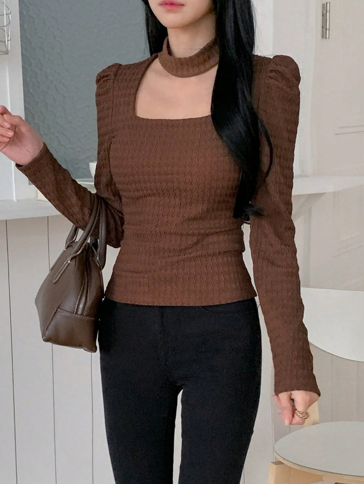 SHEIN blúz, barna