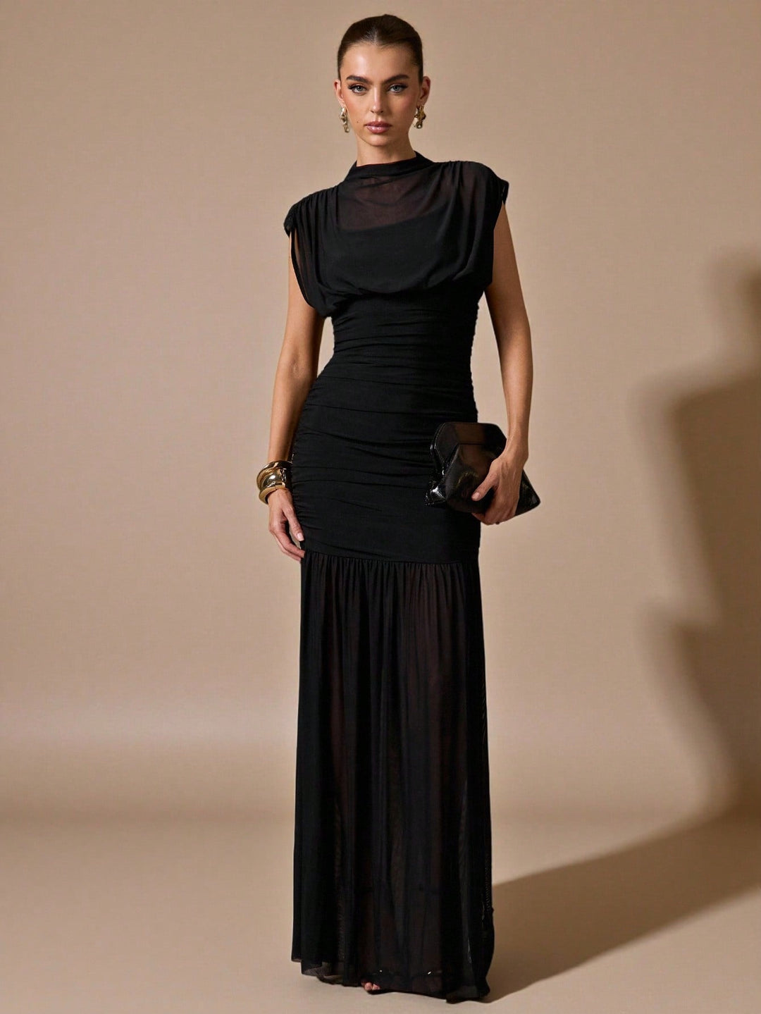 Rochie maxi SHEIN, negru