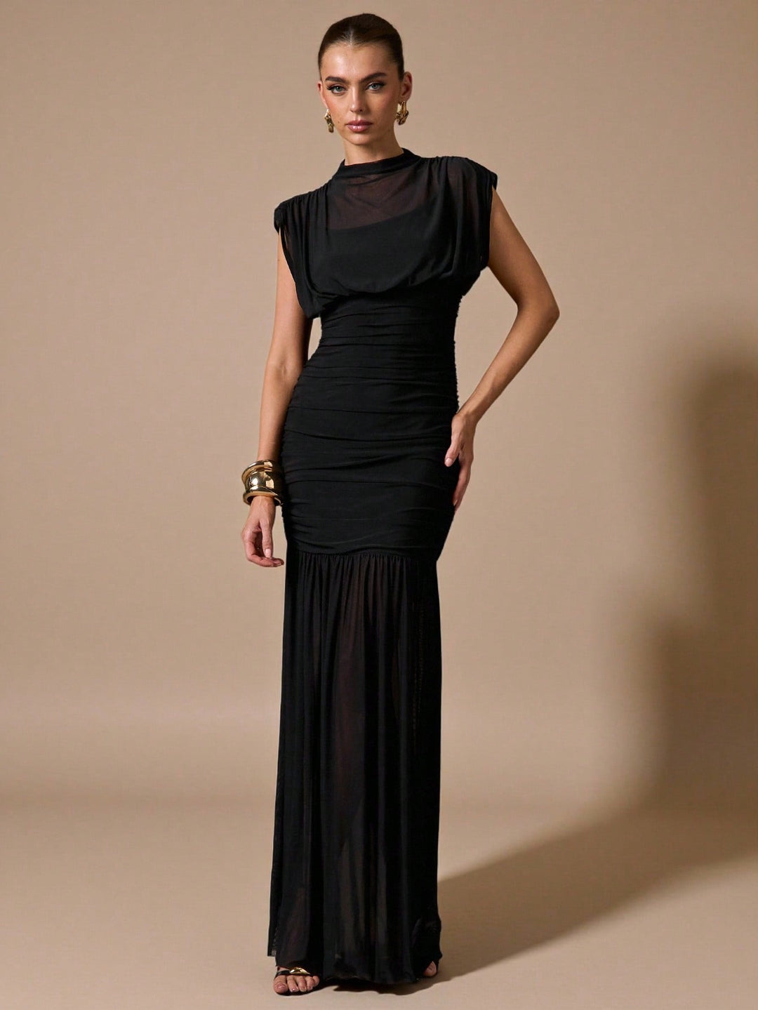 Rochie maxi SHEIN, negru