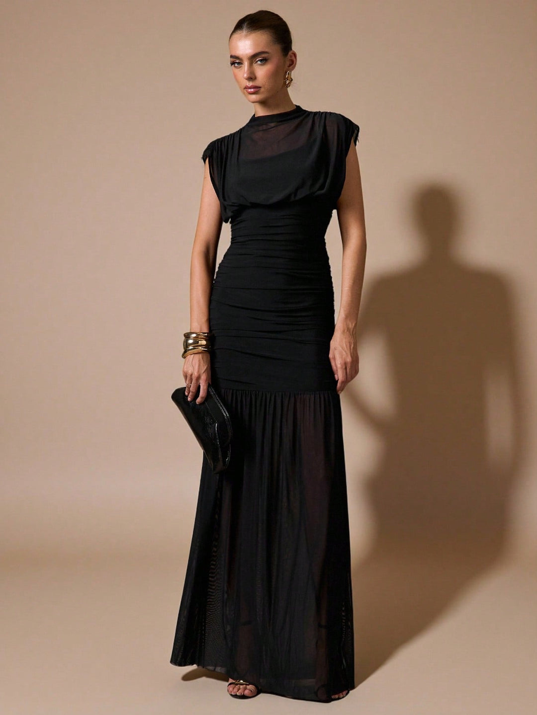 Rochie maxi SHEIN, negru