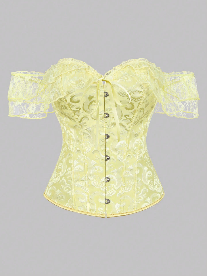 Corset damă SHEIN, galben, mărimea S