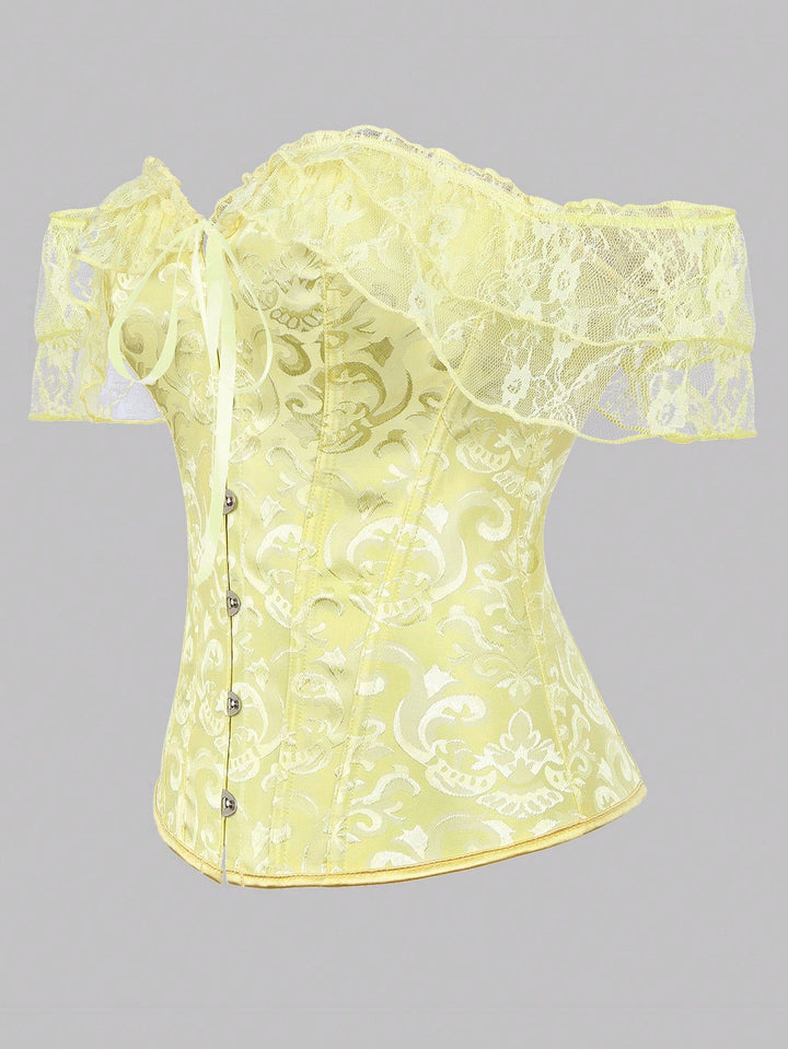 Corset damă SHEIN, galben, mărimea S