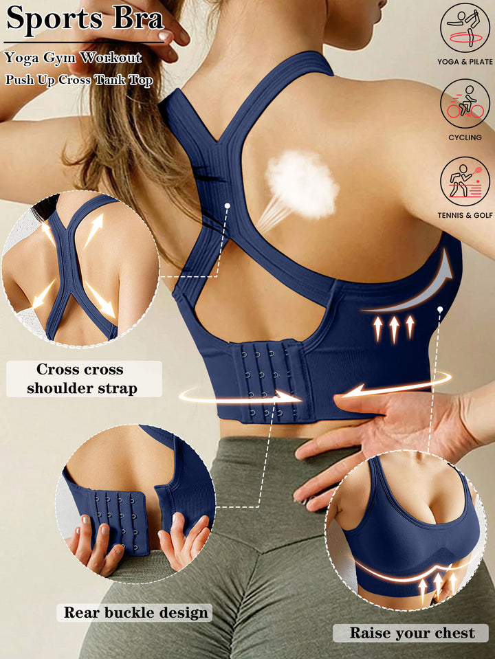 SHEIN sportmelltartó, kék