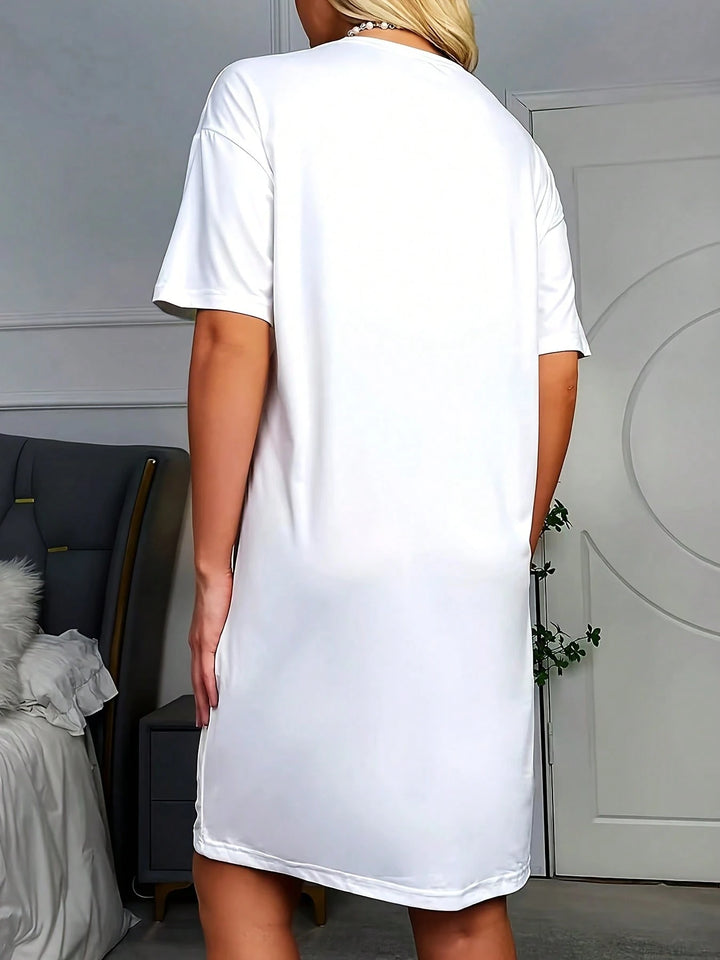Rochie de noapte SHEIN, alb