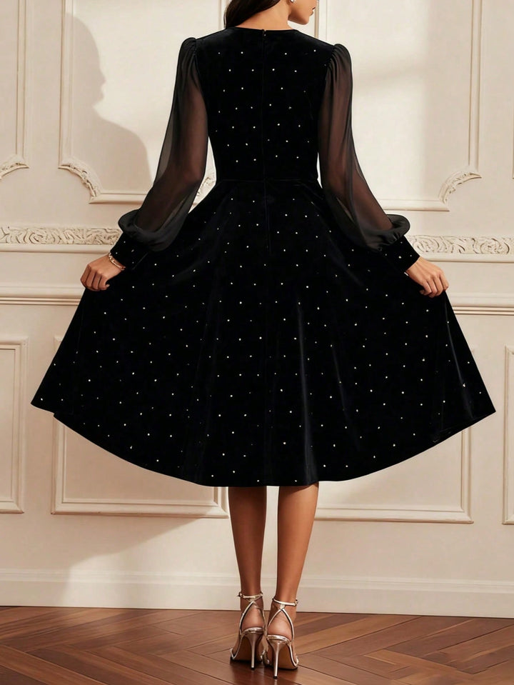 Rochie midi SHEIN, negru