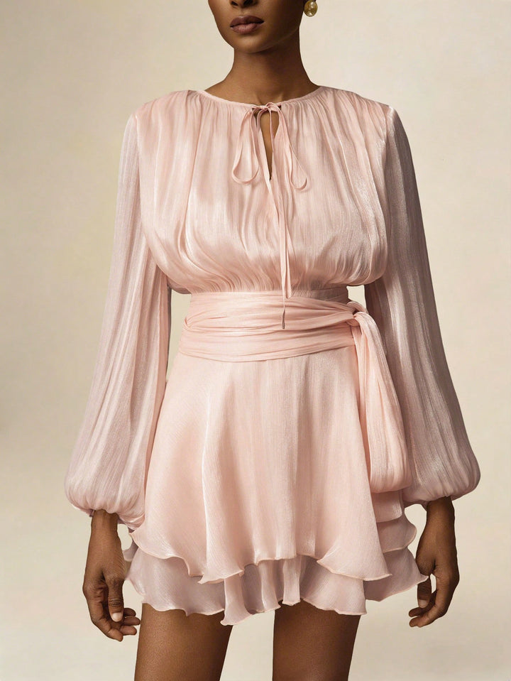 Rochie scurtă SHEIN, roz