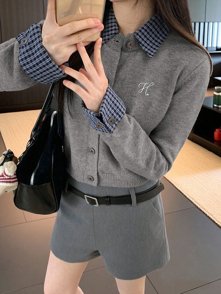 Cardigan SHEIN, gri