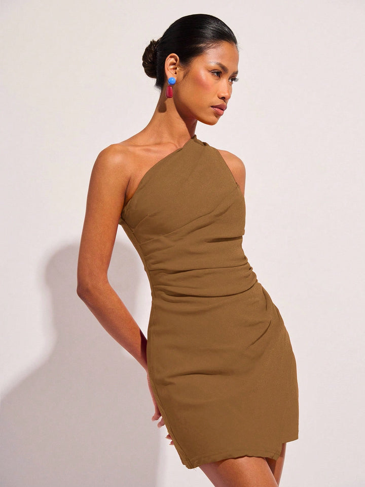 Rochie mini SHEIN, maro