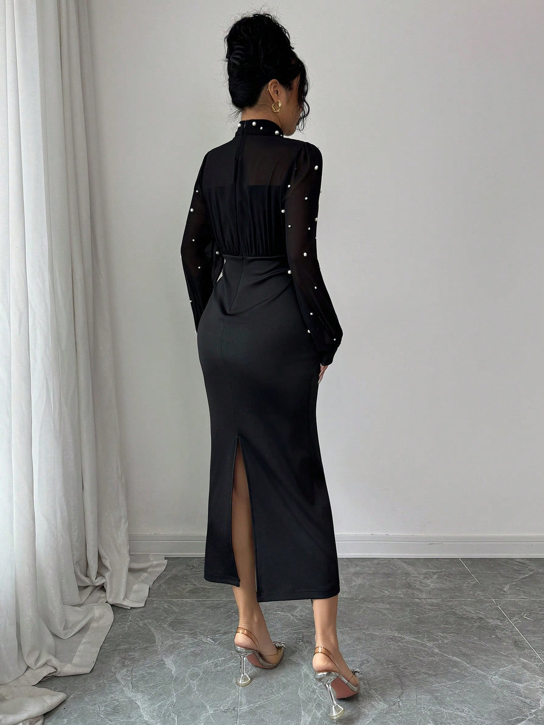 Rochie maxi SHEIN, negru
