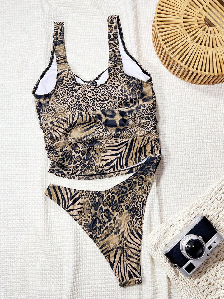 Costum de baie SHEIN, mix culori