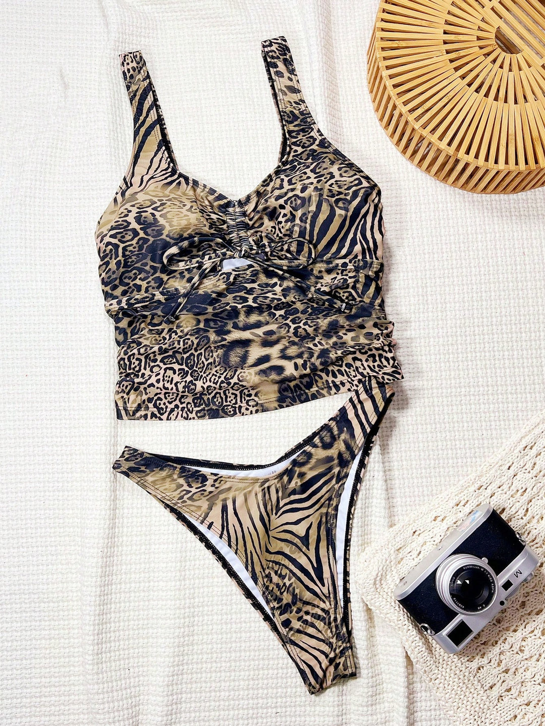 Costum de baie SHEIN, mix culori