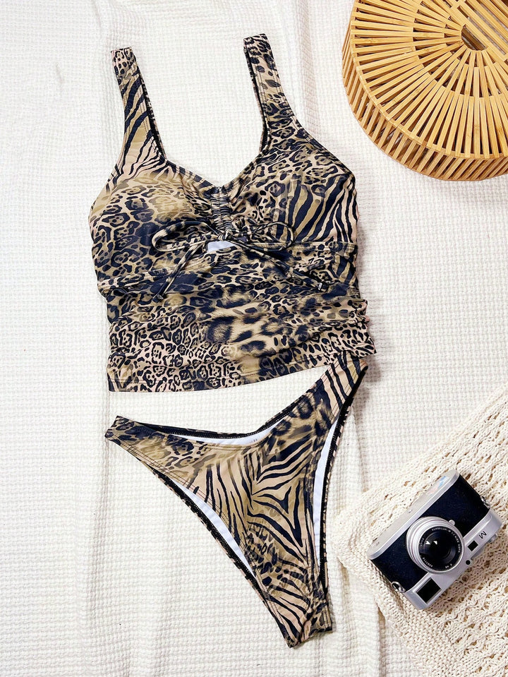 Costum de baie SHEIN, mix culori