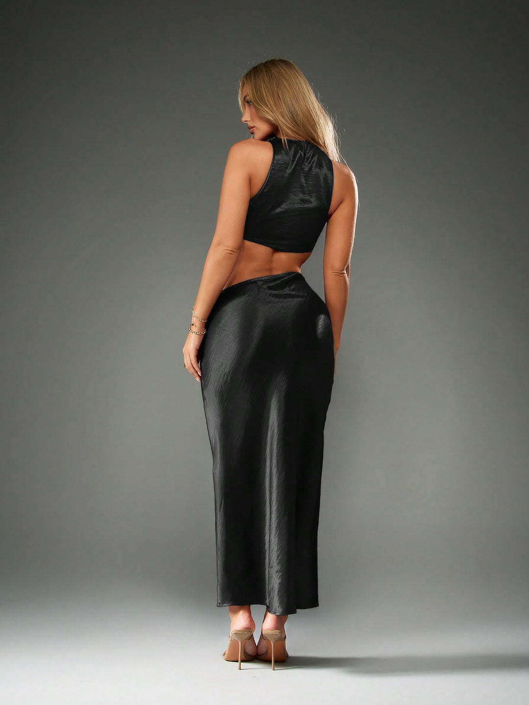 Rochie maxi SHEIN, negru