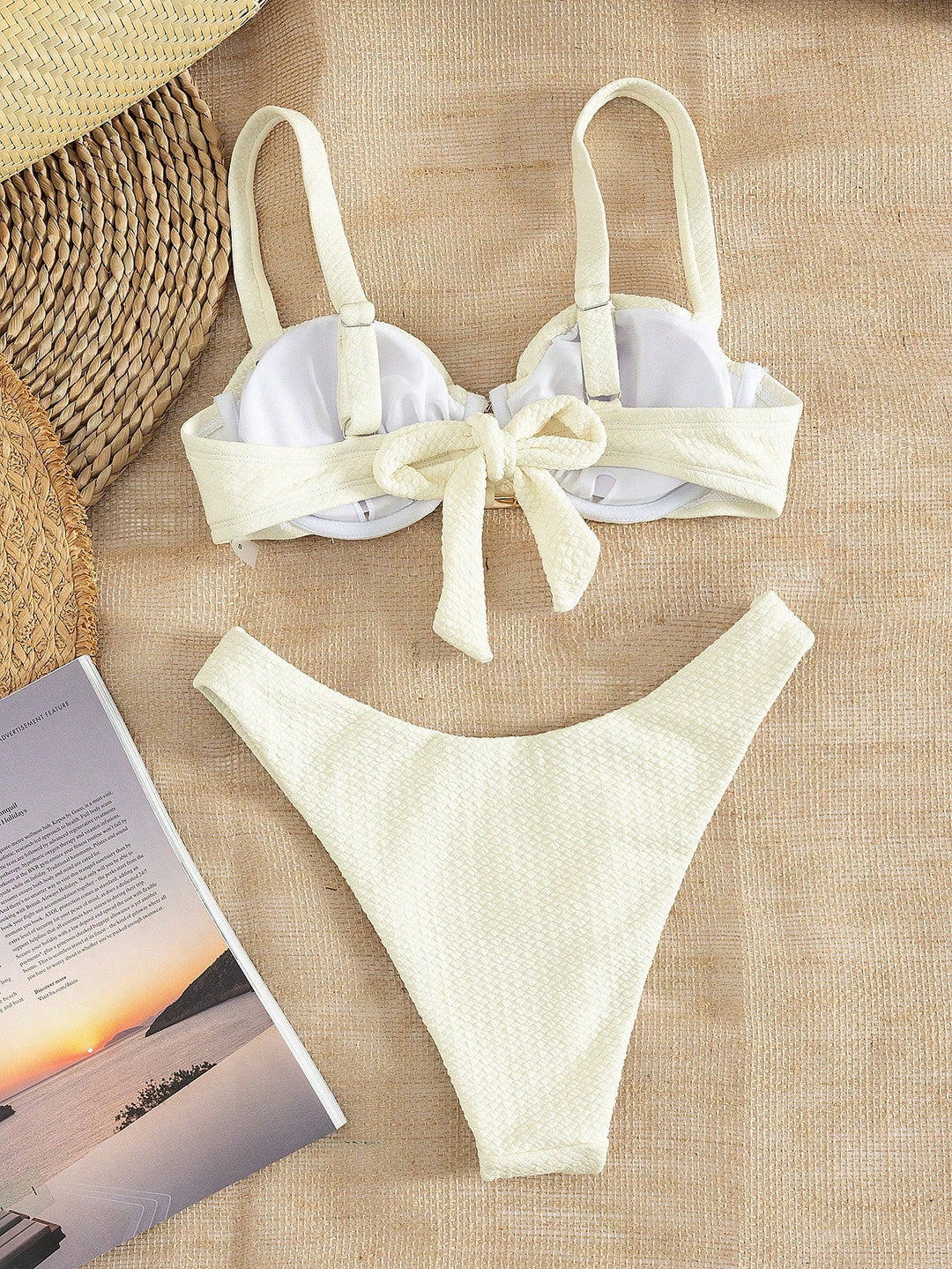Fehér SHEIN bikini szett