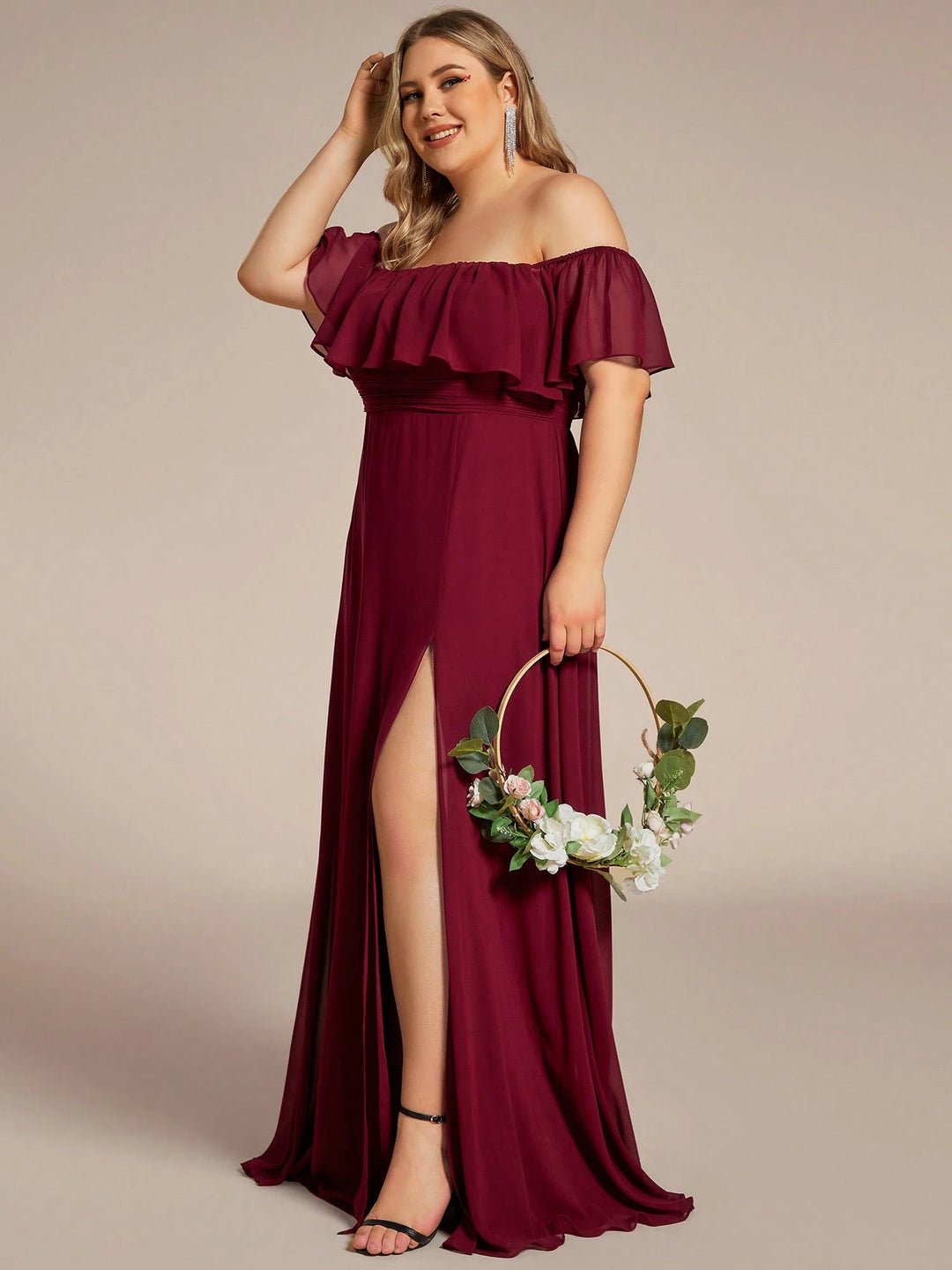 Rochie maxi SHEIN, roșu