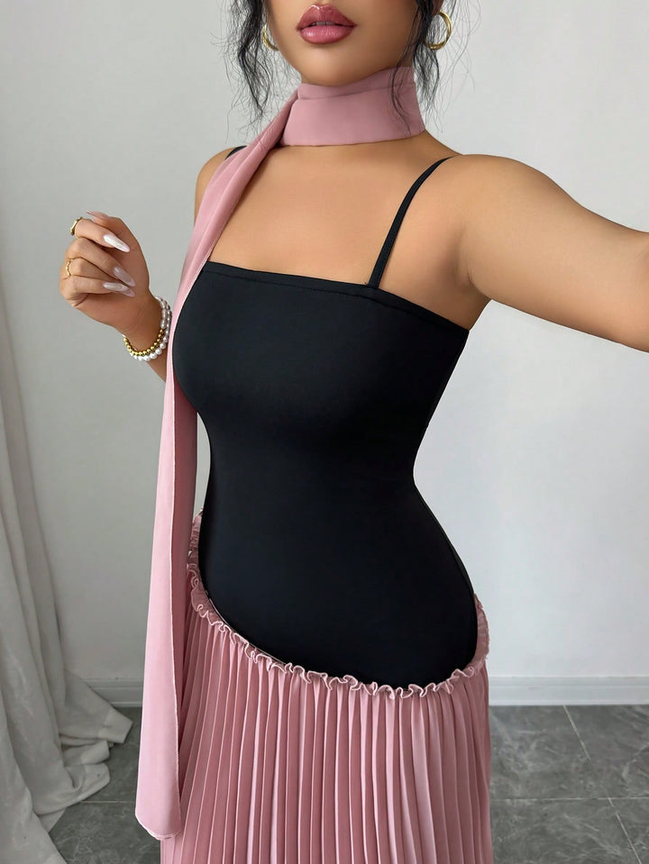 SHEIN maxi ruha, mix színek