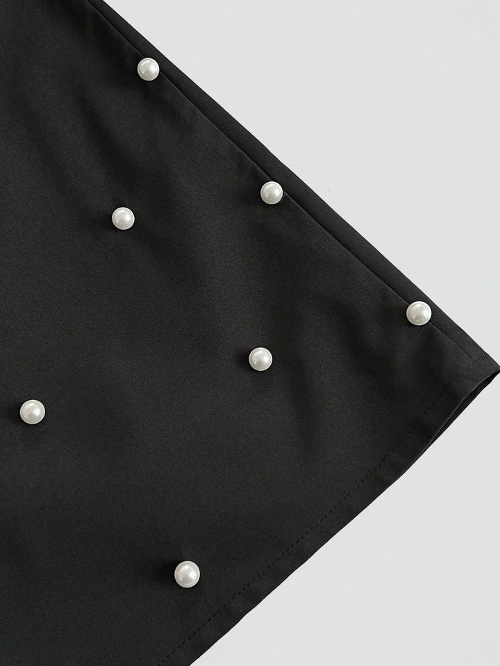 Shein maxi ruha, fekete
