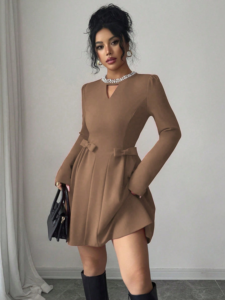 Rochie mini SHEIN, maro
