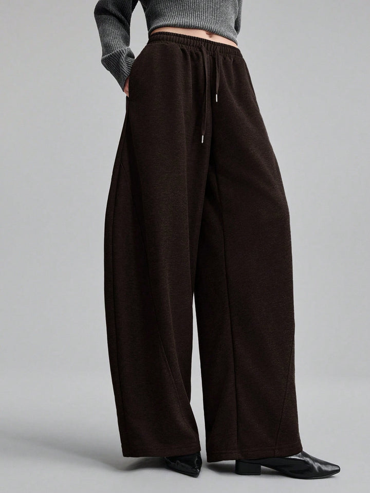 Pantaloni SHEIN, maro
