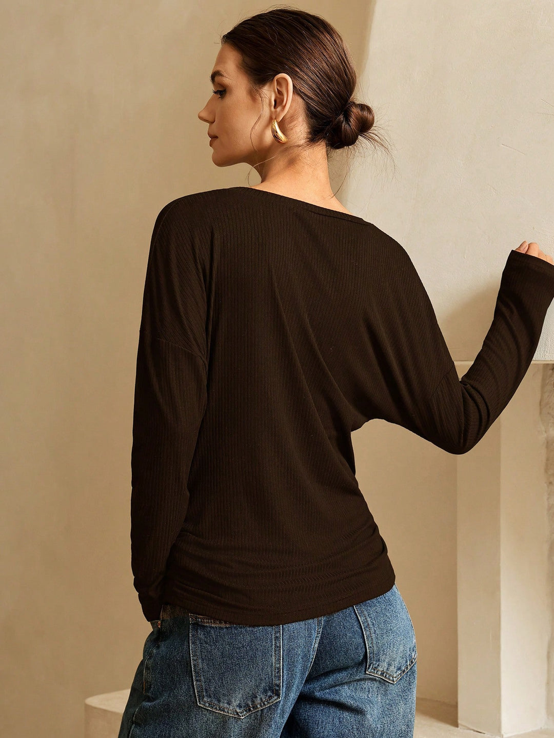 SHEIN blúz, barna