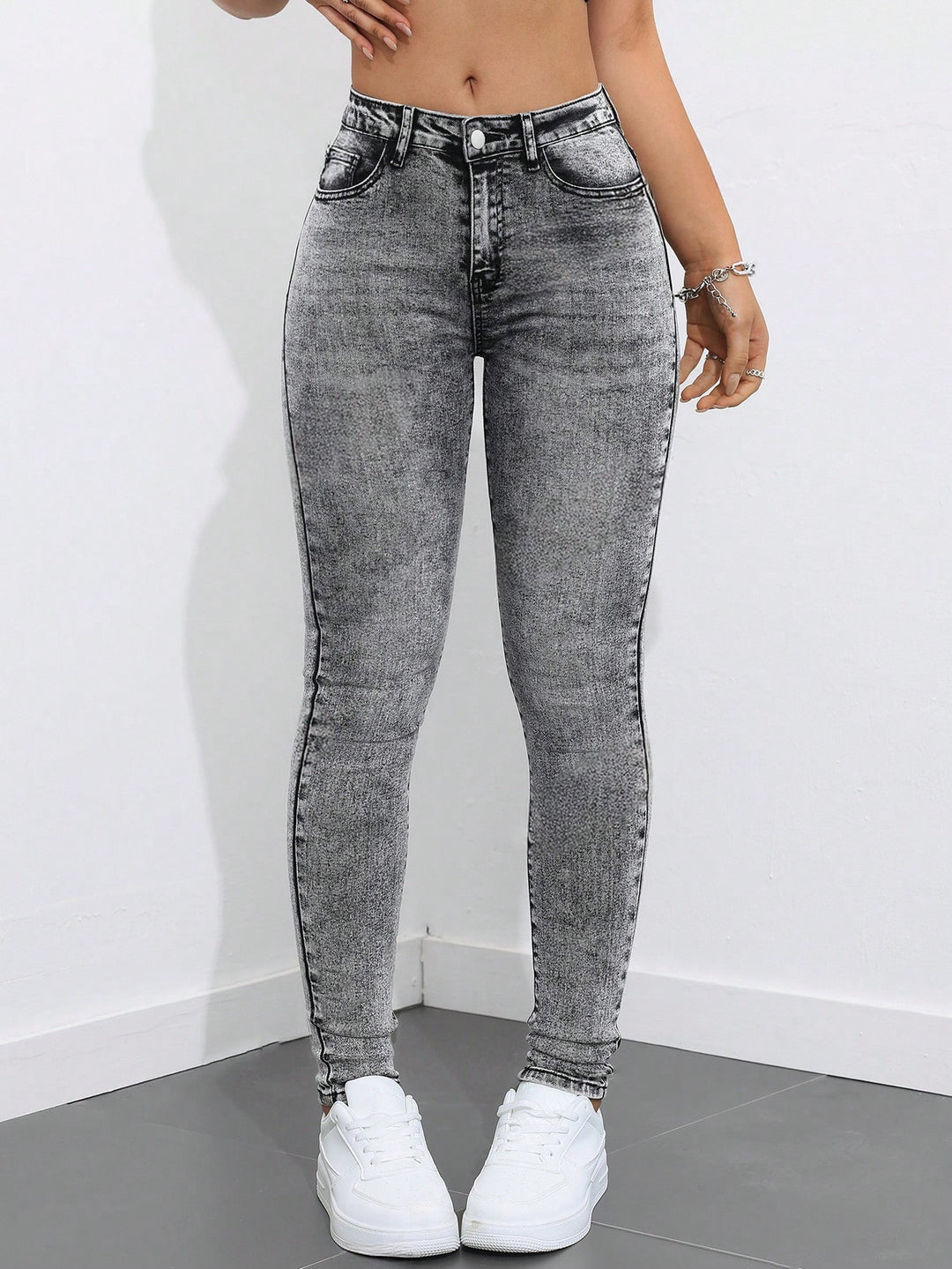 Jeans SHEIN, gri