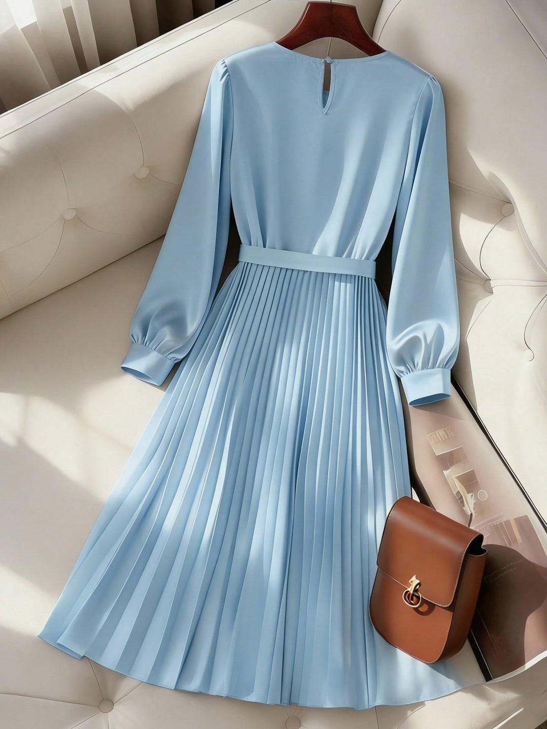 Rochie midi SHEIN, albastru