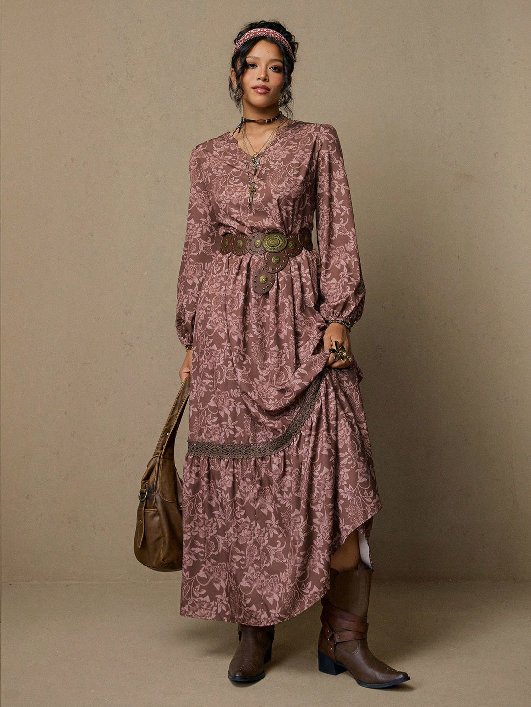 Rochie SHEIN, maro
