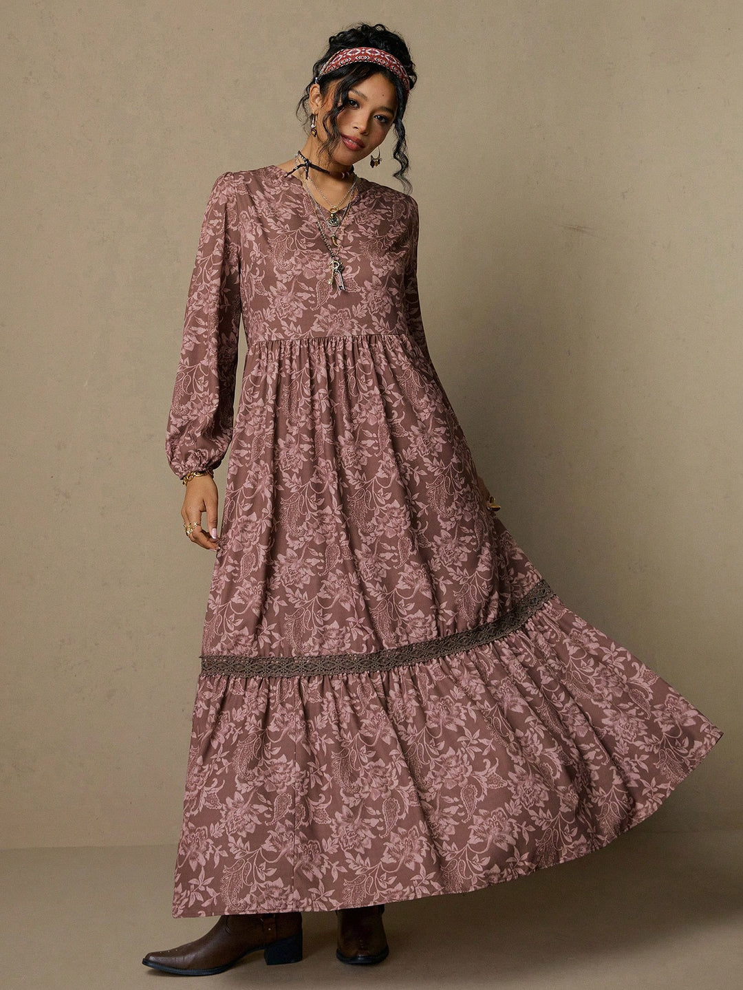 Rochie SHEIN, maro