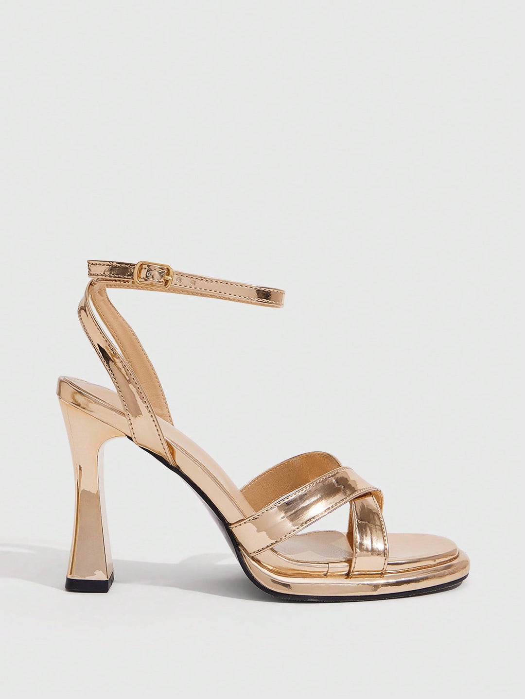 Pantofi cu toc SHEIN, auriu