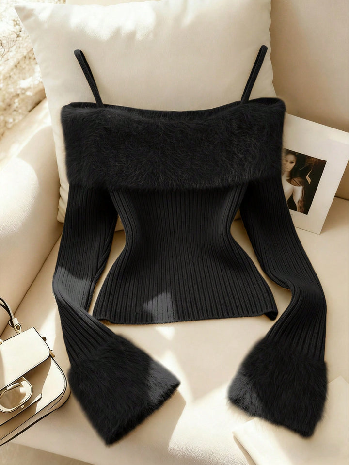 Pulover SHEIN, negru