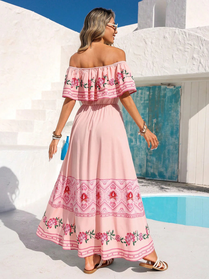 SHEIN maxi ruha, mix színek