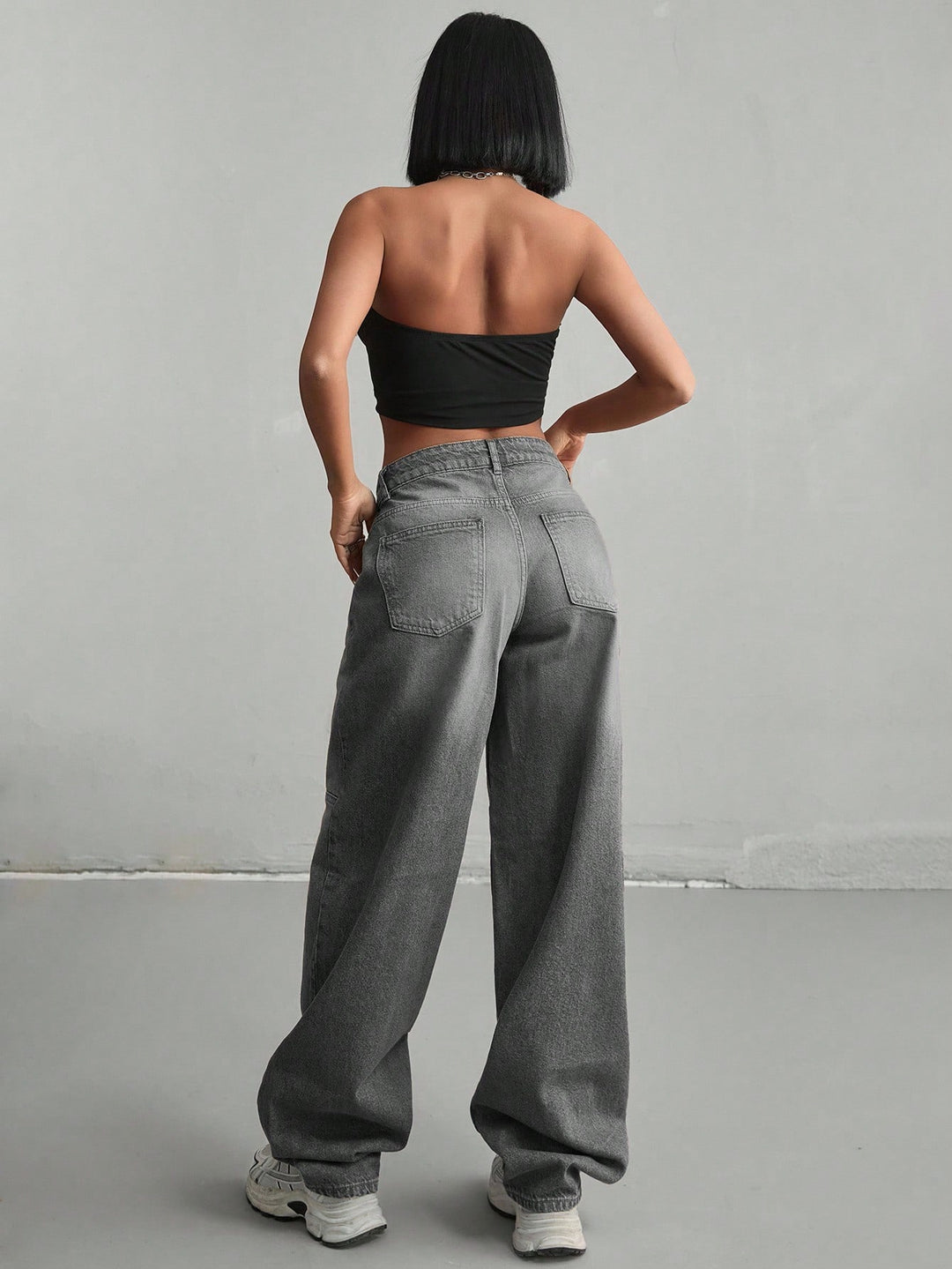 Jeans SHEIN, gri