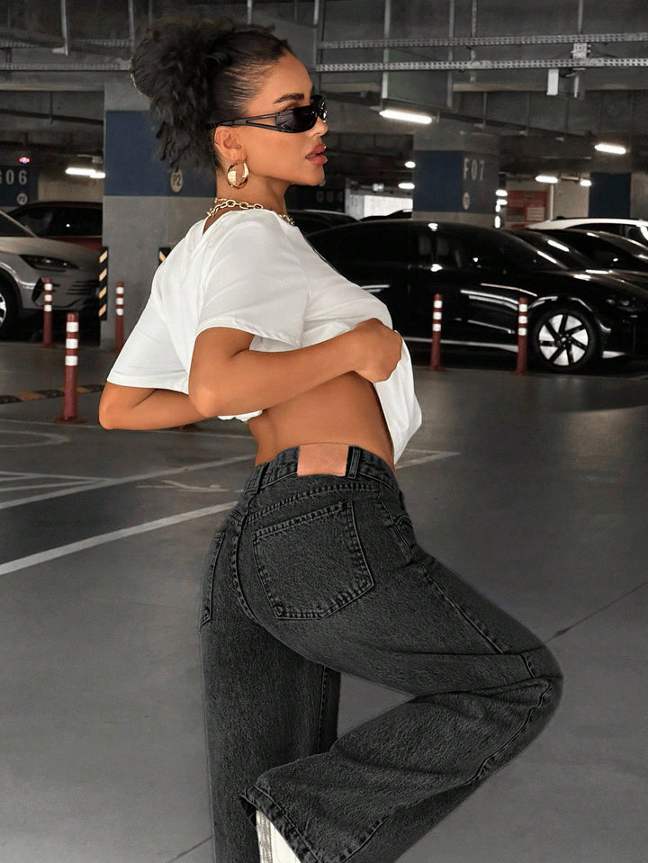 Jeans SHEIN, gri