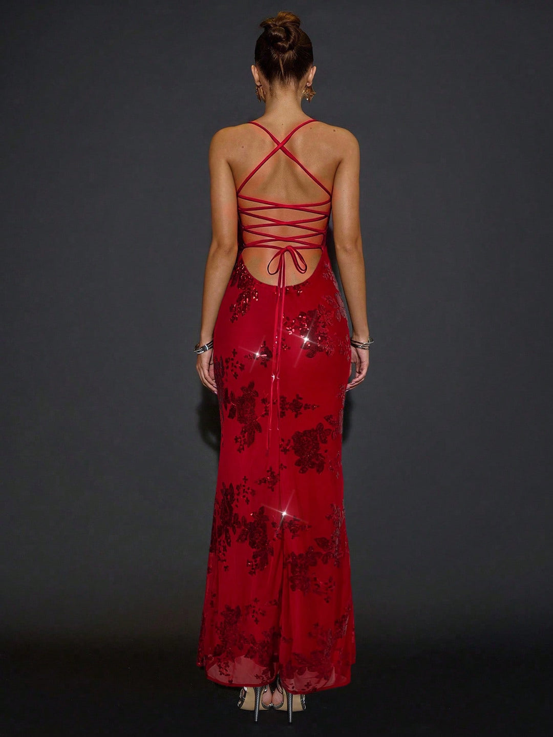 Rochie maxi SHEIN, roșu