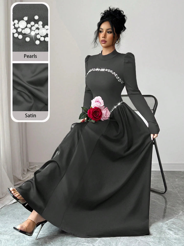 Rochie maxi SHEIN, gri