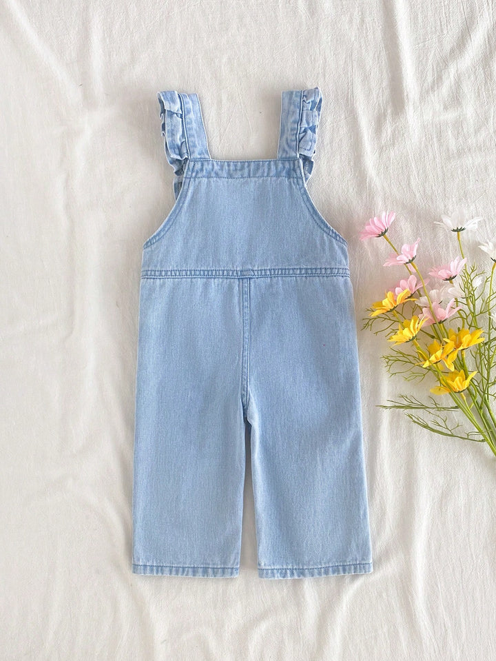 Salopetă denim SHEIN, albastru