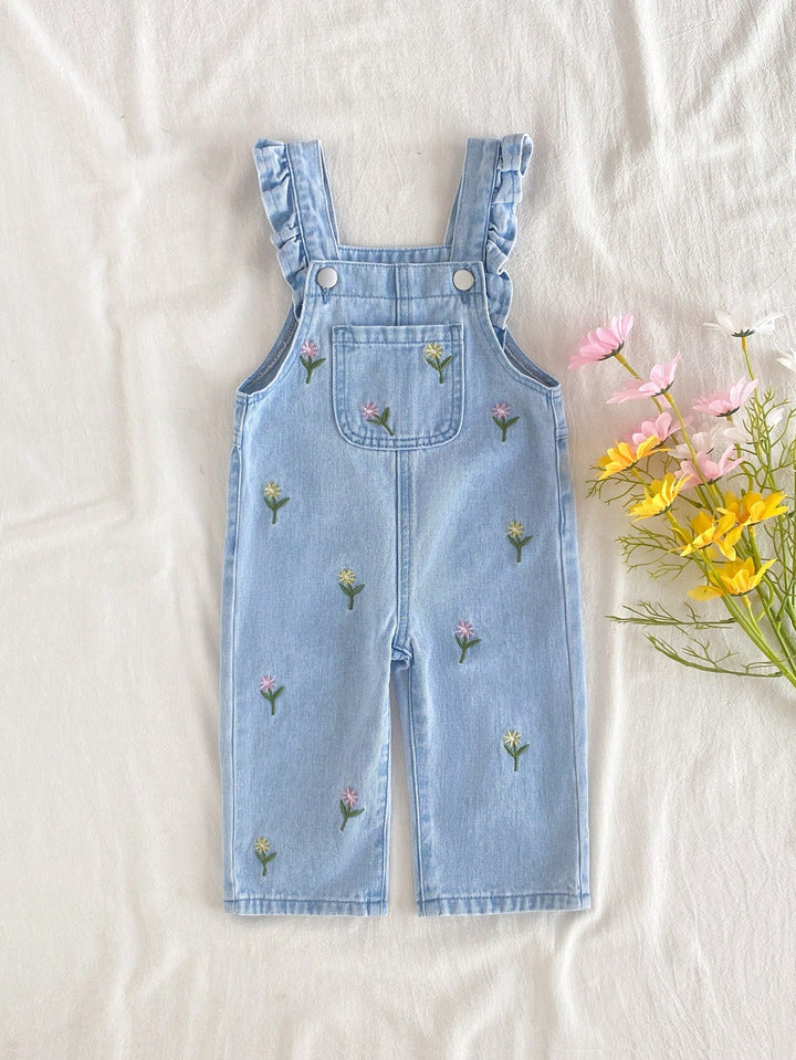 Salopetă denim SHEIN, albastru