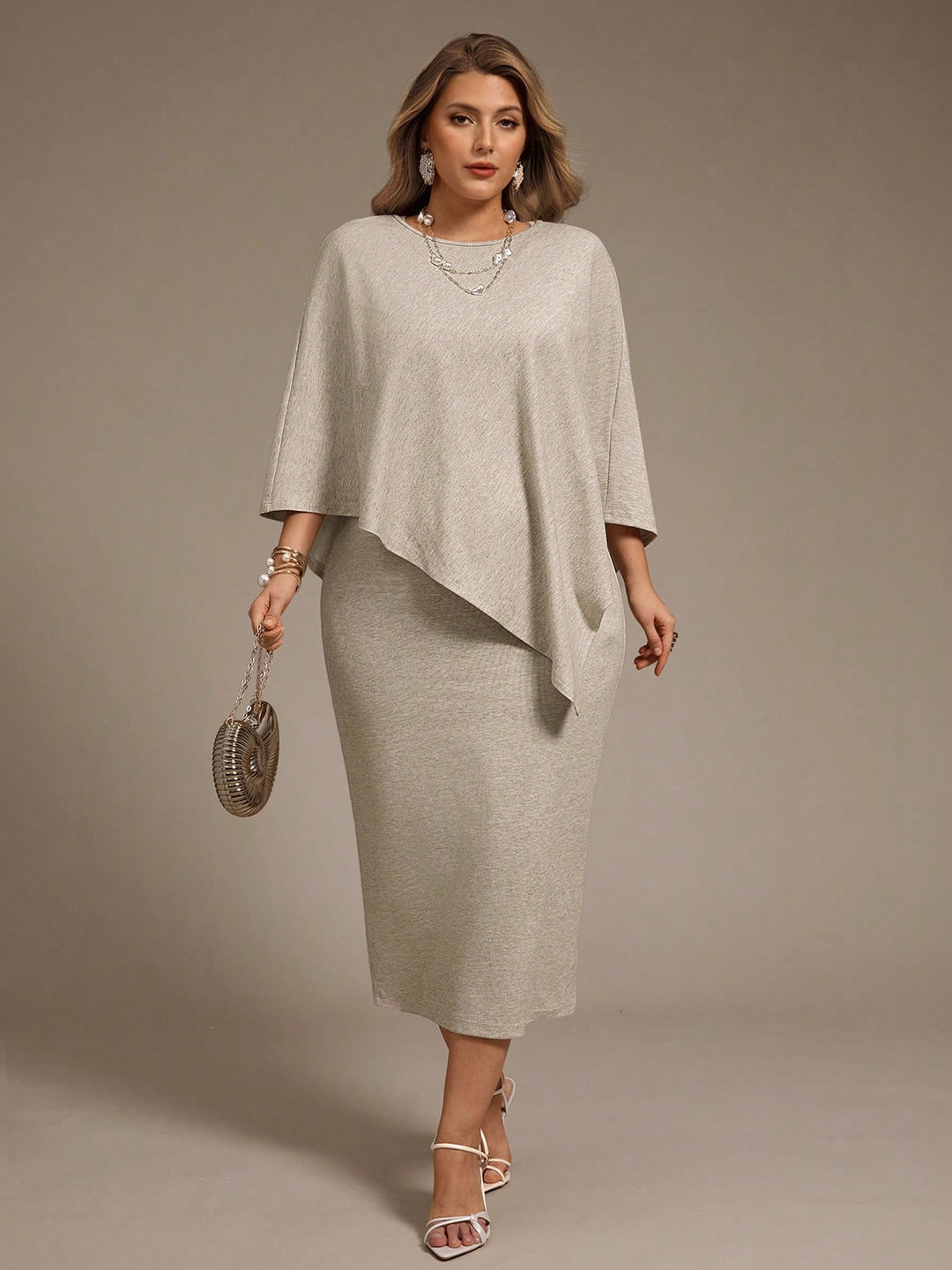 SHEIN együttes, khaki