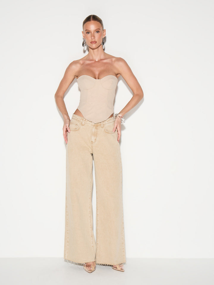 Top SHEIN, bej