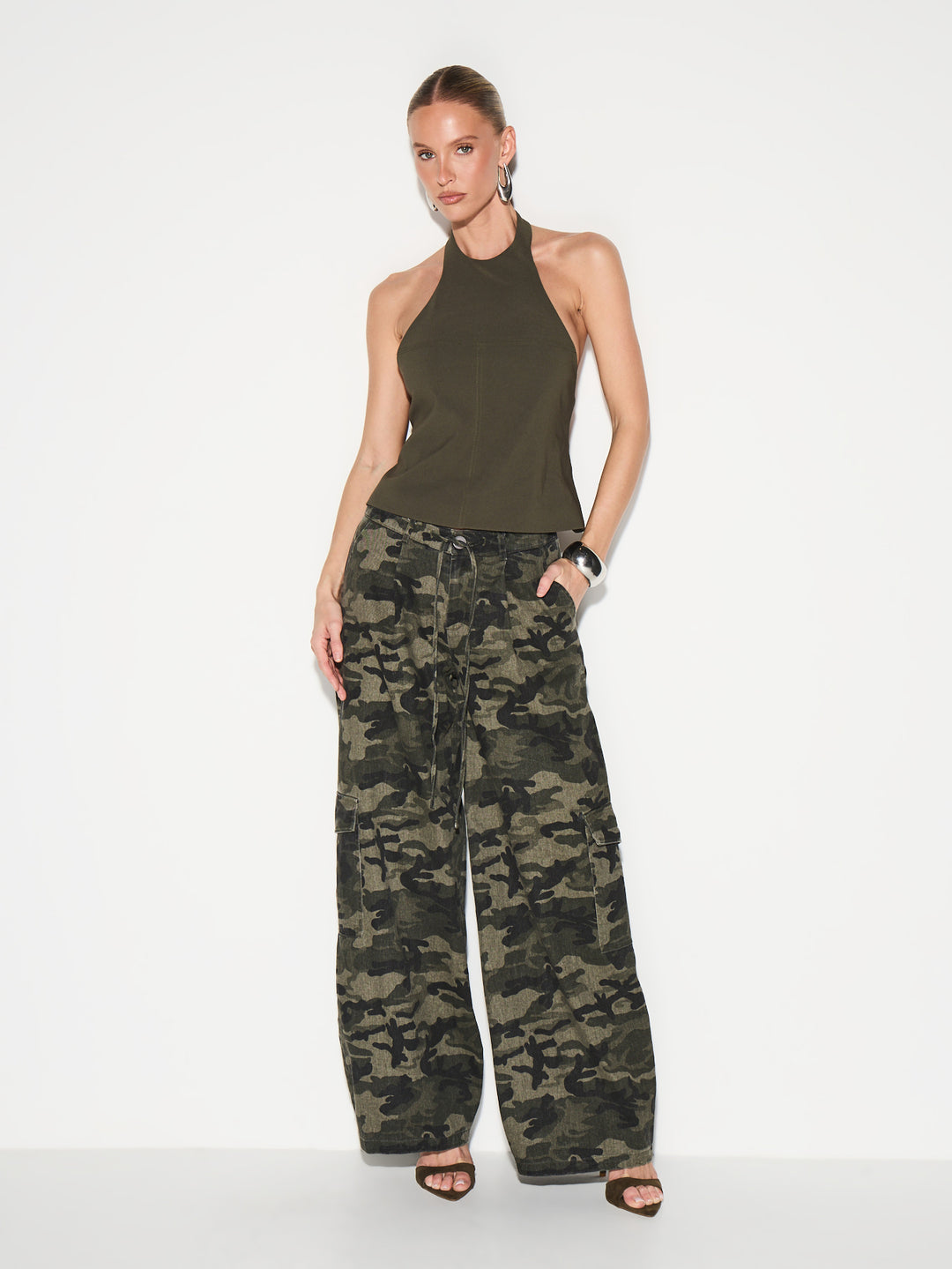 Top SHEIN, verde