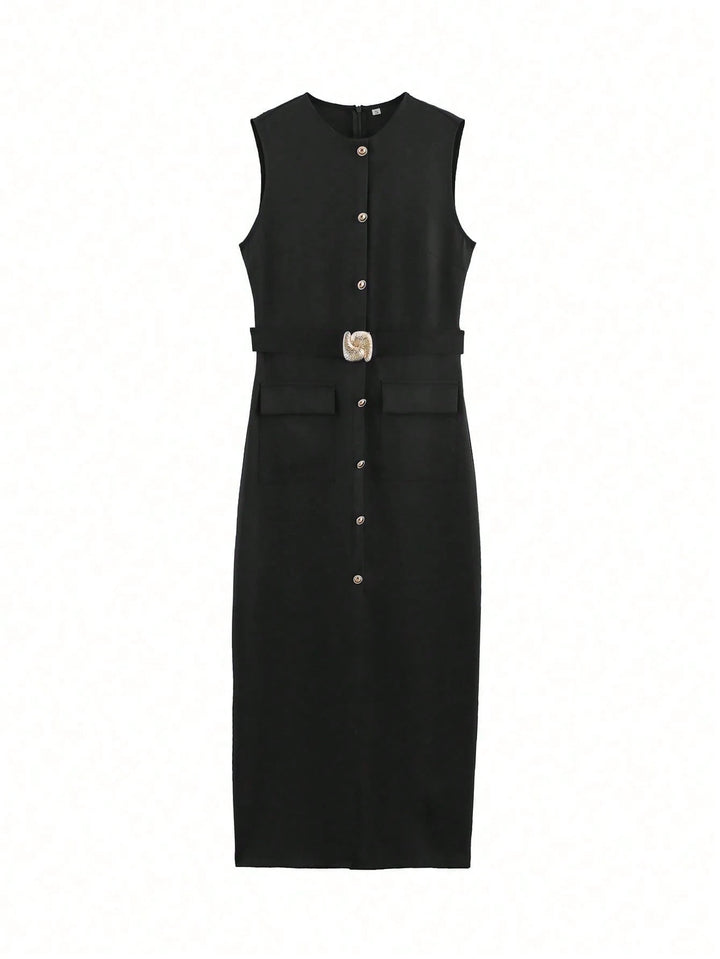 Rochie midi SHEIN, negru
