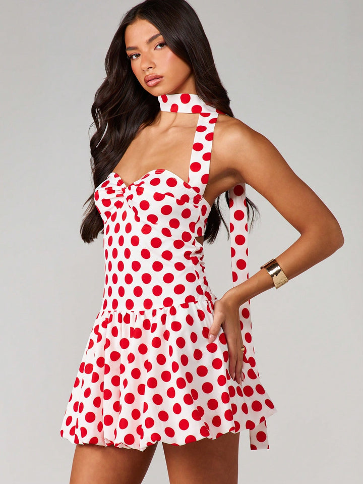 SHEIN mini dress, red