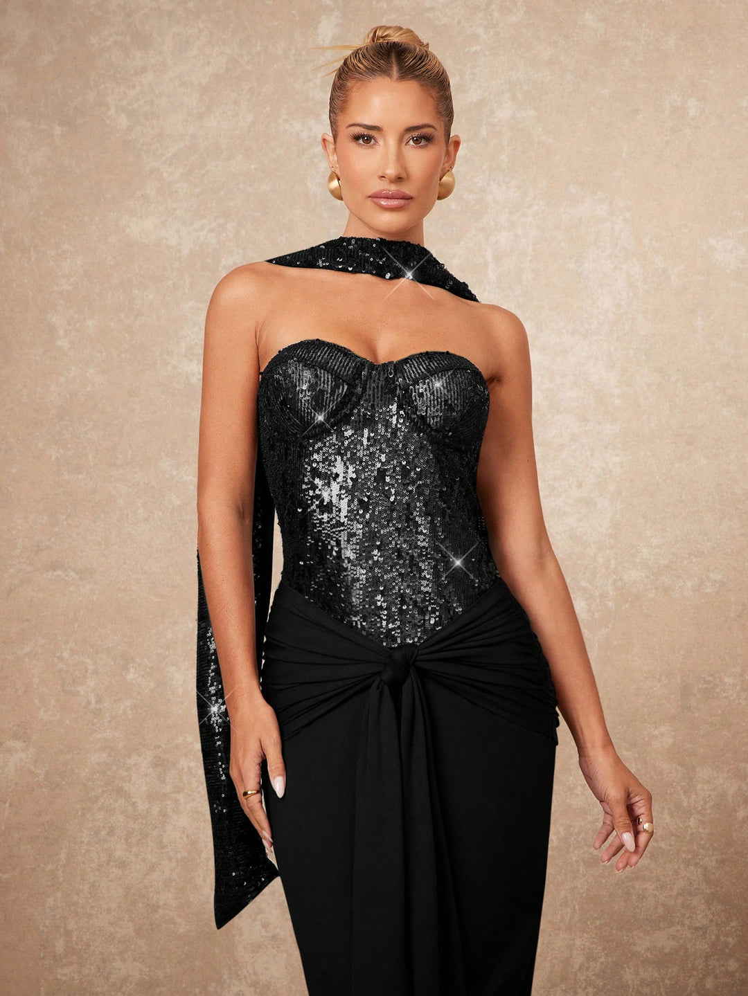 Rochie maxi SHEIN, negru