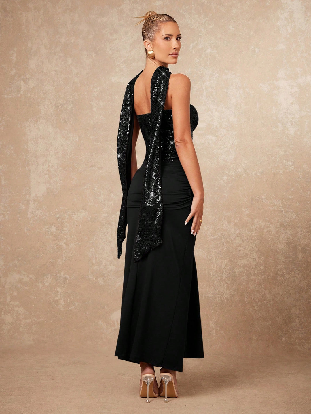 Rochie maxi SHEIN, negru