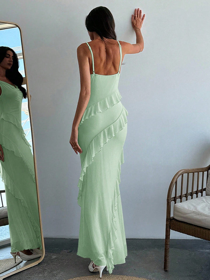 Rochie maxi SHEIN, verde
