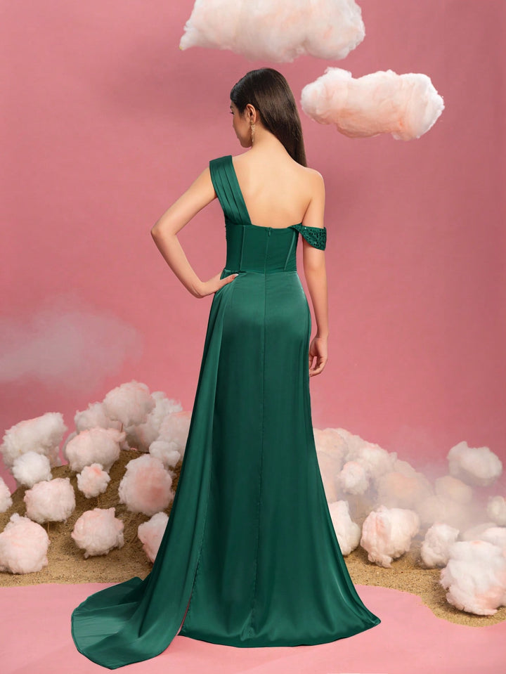 Rochie de ocazie SHEIN, verde