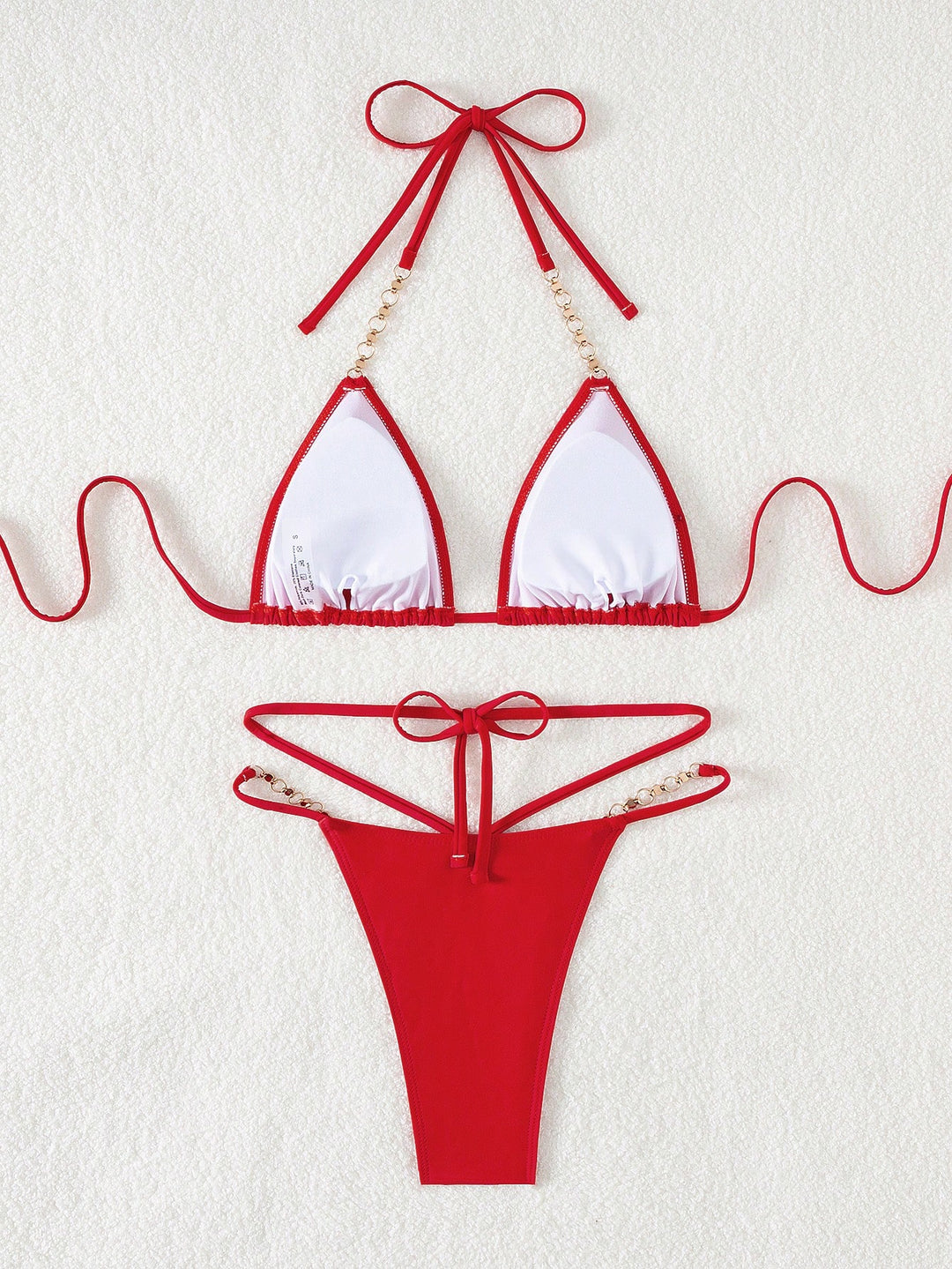 Set bikini SHEIN, roșu