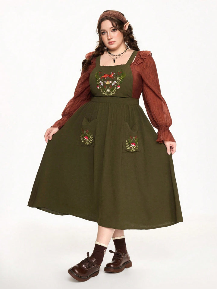 Rochie SHEIN, kaki