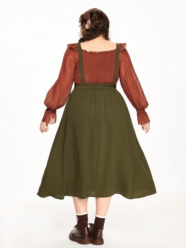 Rochie SHEIN, kaki