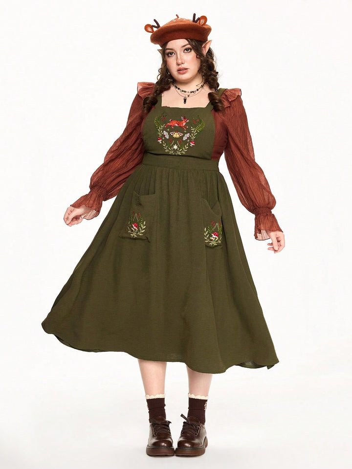 Rochie SHEIN, kaki